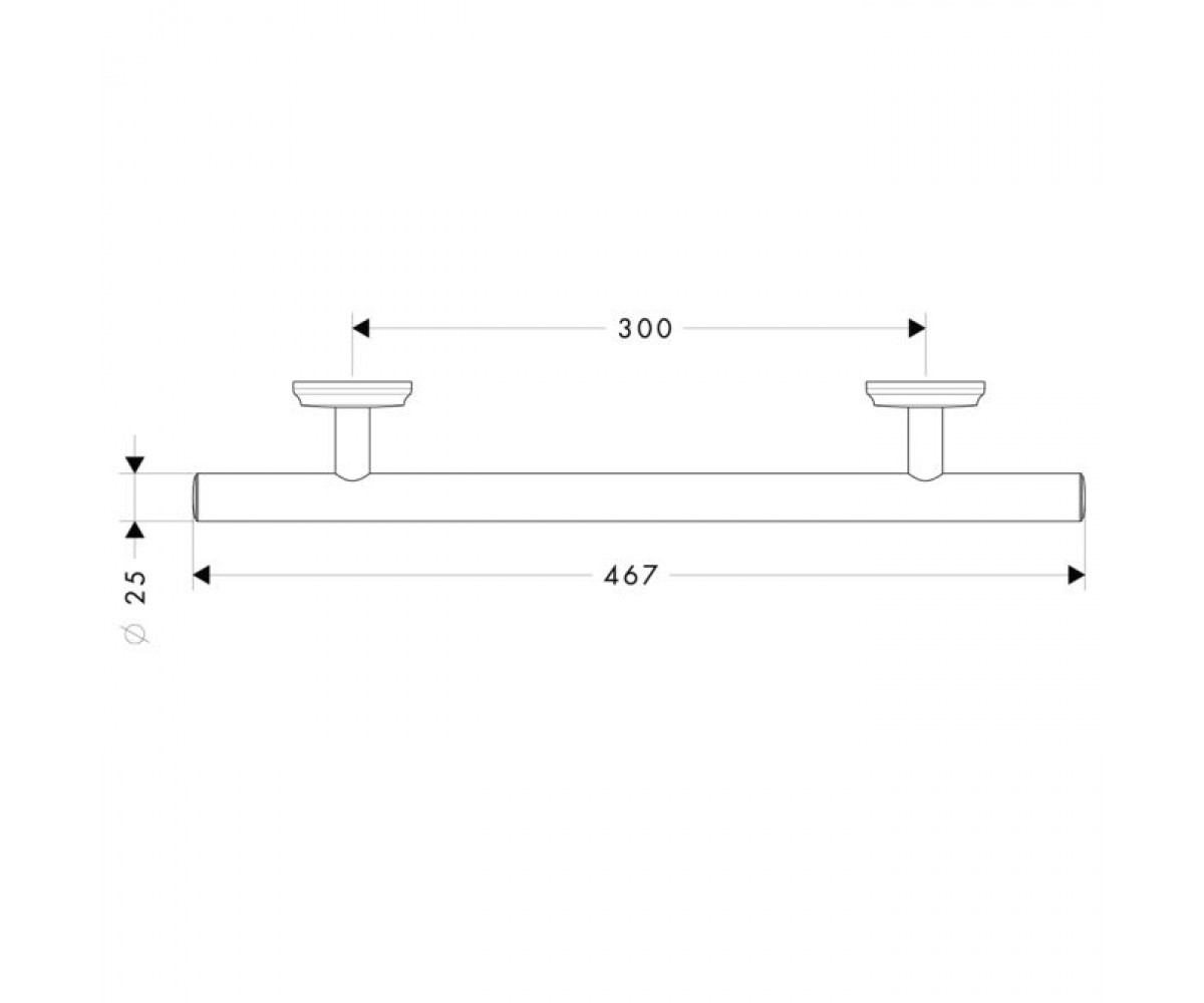 Поручень  LOGIS CLASSIC 41613820:Чертеж 
