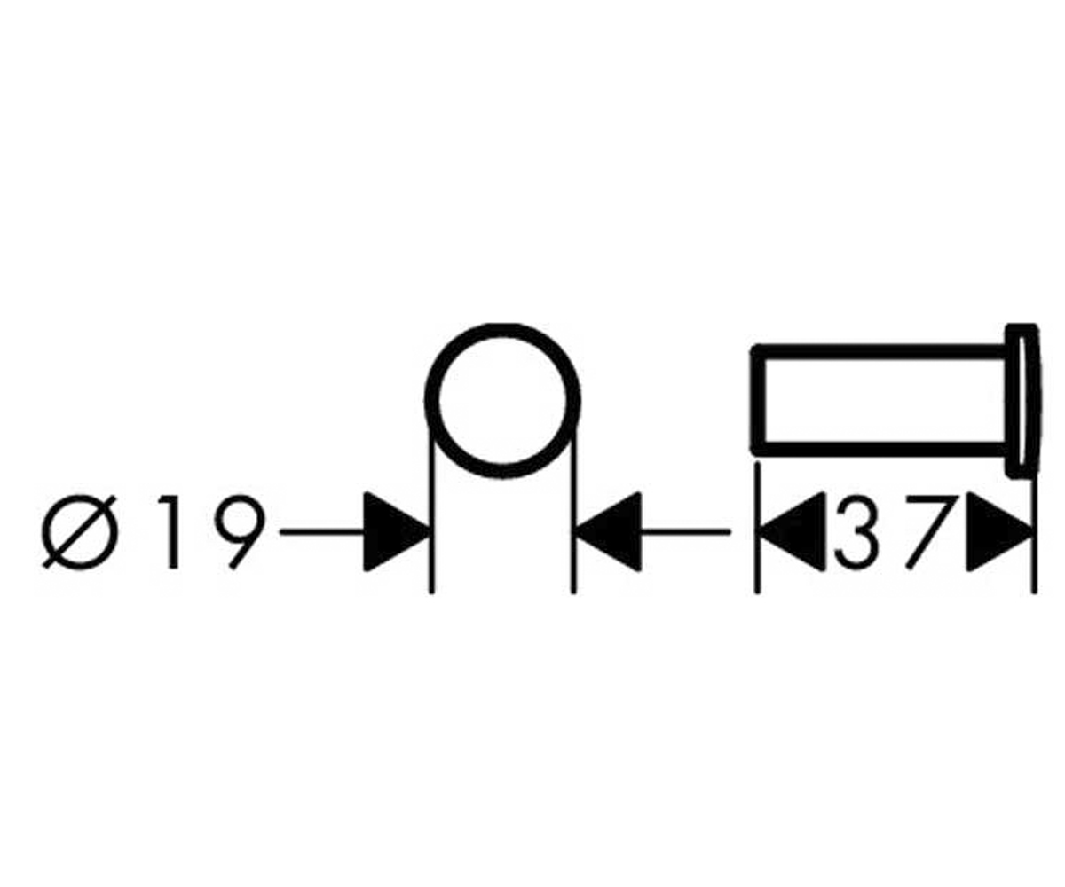 Крючок для полотенца  LOGIS 41711000:Чертеж 