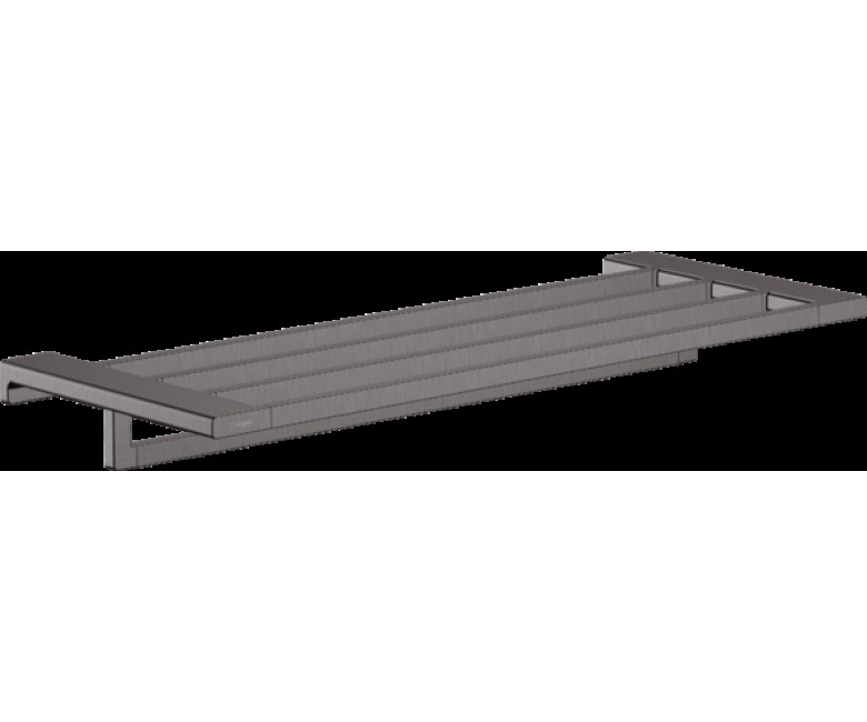 Полиця для рушників ADDSTORIS, білий чорний колір хром HANSGROHE ADDSTORIS 41751340 41751340