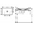 Накладная раковина в ванную  SUITE 42004340:Чертеж 