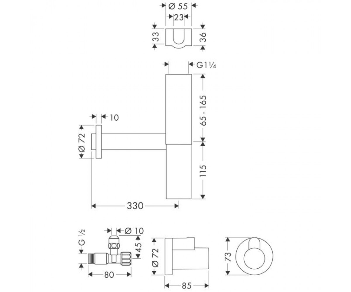 Набор flowstar  52120000:Чертеж 