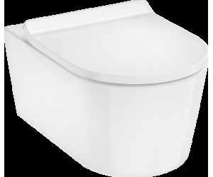Підвісний блок ELU PURA S 54*36,6 см AquaHelix Flush, в комплекті з тонкими сидіннями з функціями SoftClose і QuickRelease HANSGROHE  60344450