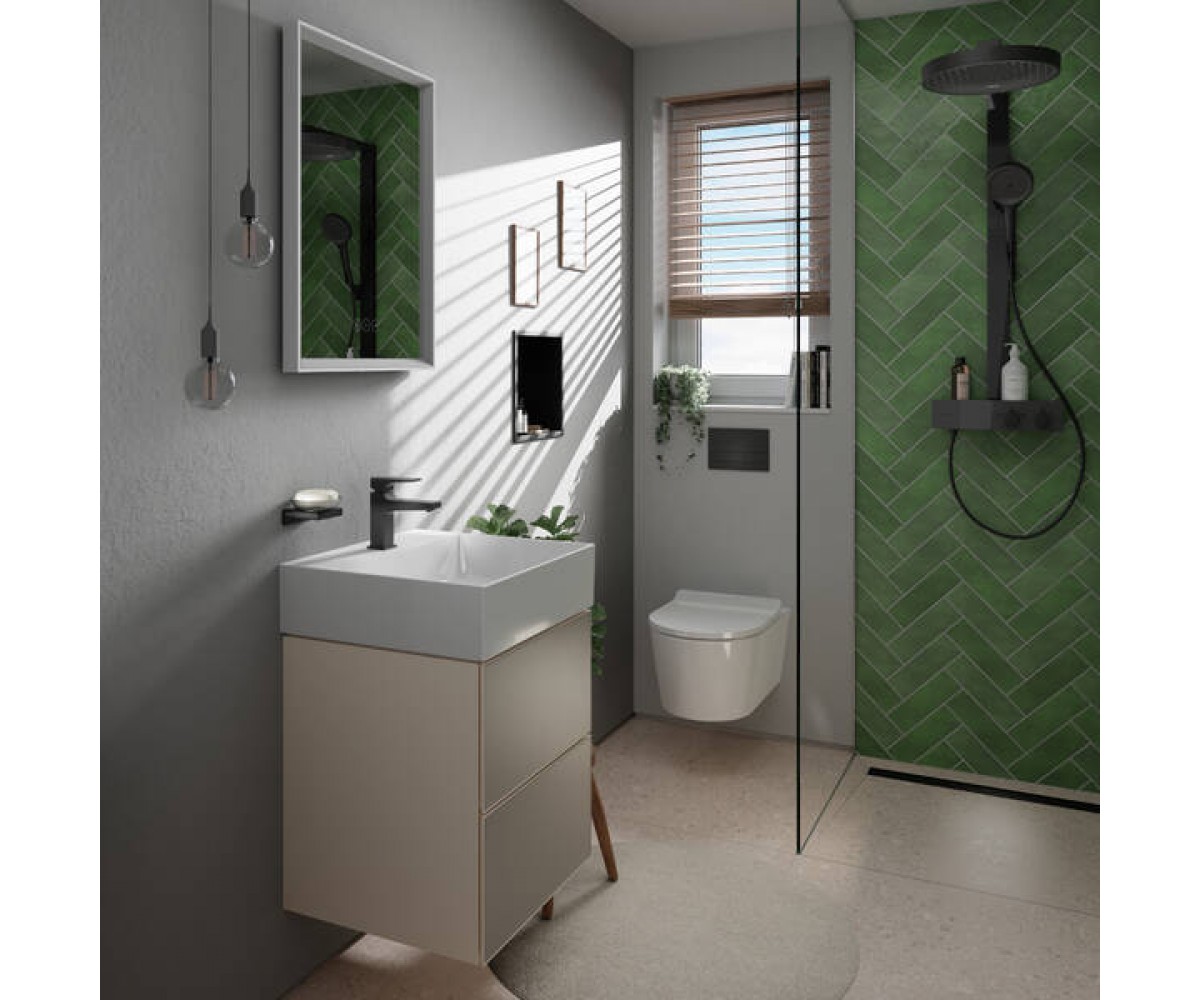 ELU PURA S унітаз підвісний 54*36,6см AquaHelix Flush, в комплекті з сидінням Slim з функцією SoftClose and QuickRelease  603444