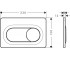 IFRAME ORIGINAL S змивна клавіша, чорна матова  66002670:Чертеж 