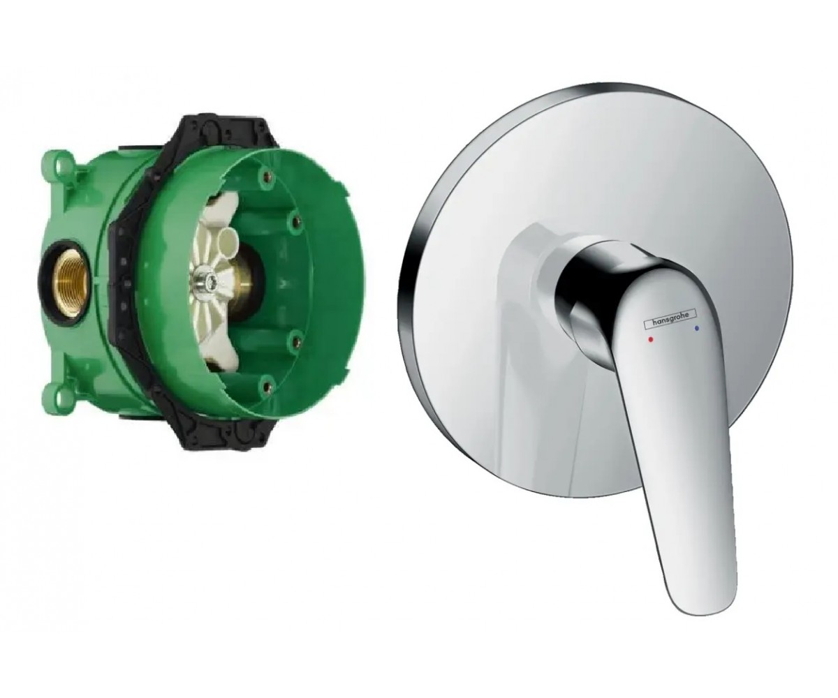 Змішувач для душу HANSGROHE NOVUS 71065000+01800180 71065000+01800180
