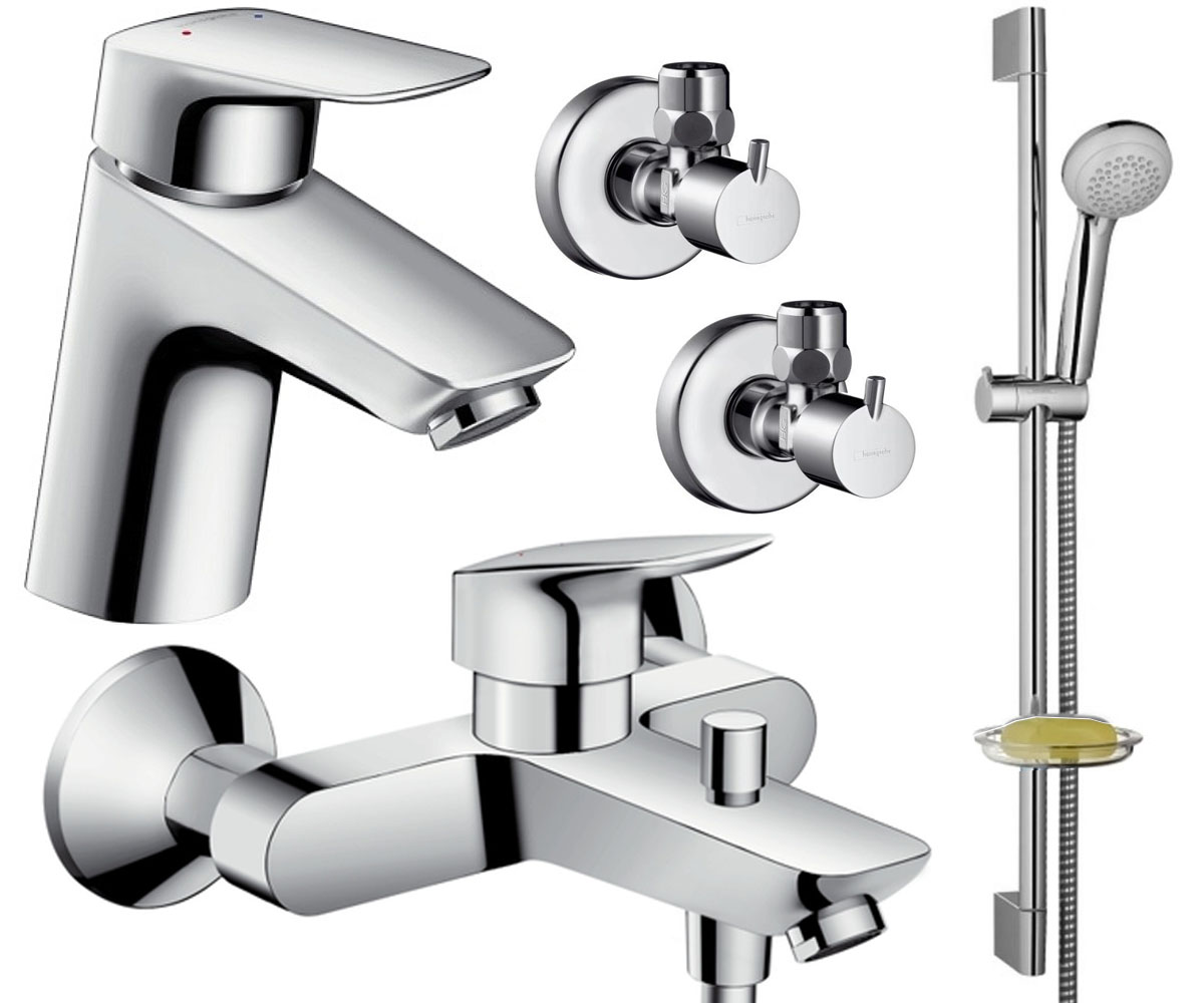 Набір змішувачів 4 в 1 HANSGROHE LOGIS 70 710714411 710714411