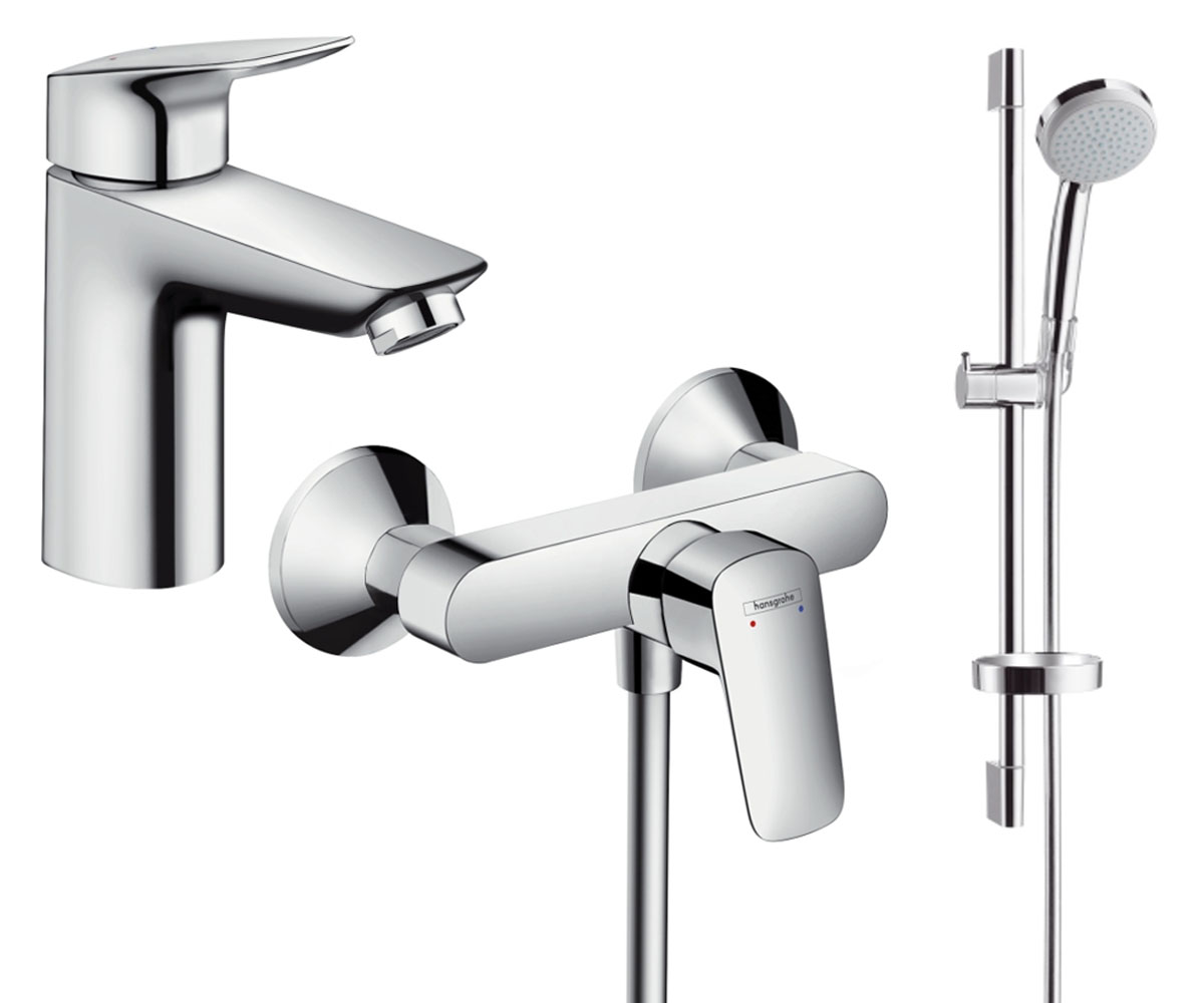 Набір змішувачів HANSGROHE LOGIS 71100000+71600000+27772000 71100000+71600000+27772000