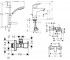 Набор смесителей для душа 4 в 1  LOGIS 100 711716411:Чертеж 