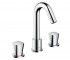 Двохклапанний змішувач для ванни HANSGROHE LOGIS 71300000 71300000