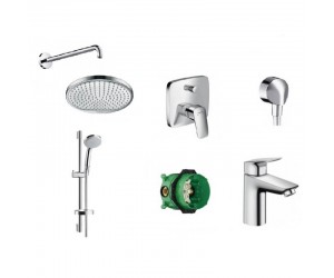 Набір прихованого монтажу 7 в 1 HANSGROHE LOGIS 71405111