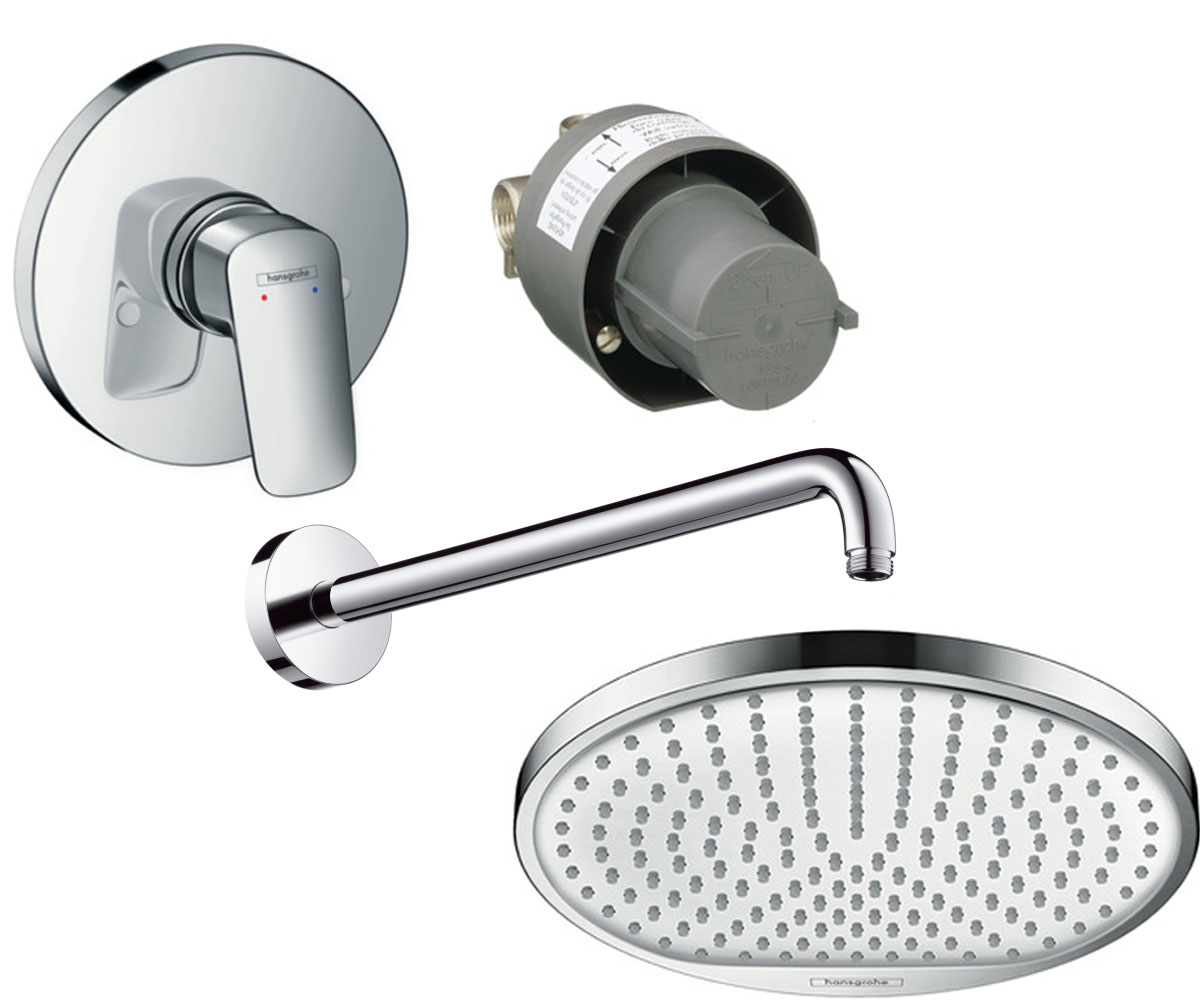 Набір змішувачів HANSGROHE LOGIS 71666000+26723000+27413000 71666000+26723000+27413000