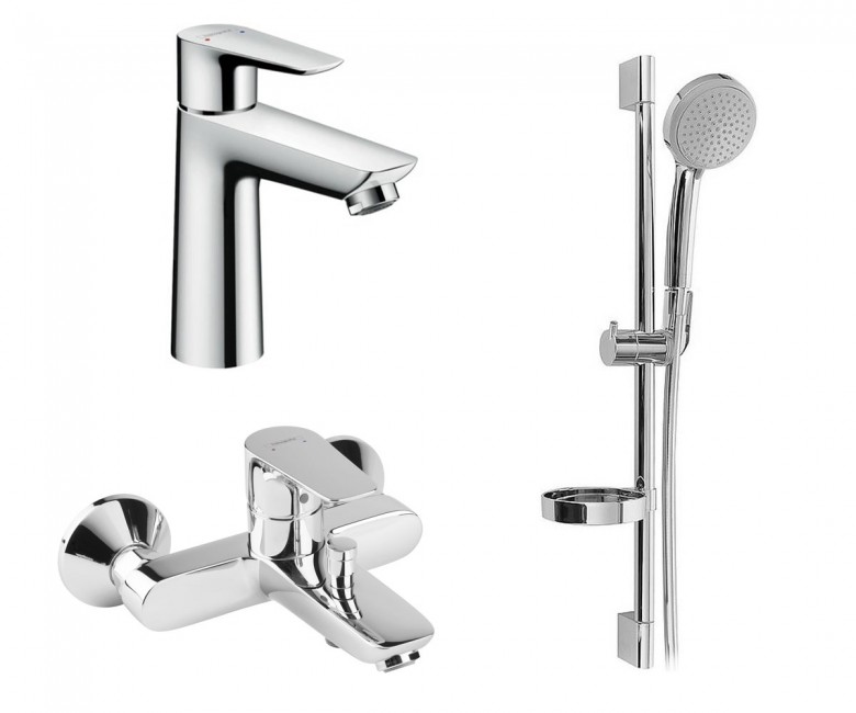 Набір змішувачів для ванни HANSGROHE TALIS E 71710000+71740000+27772000 71710000+71740000+27772000