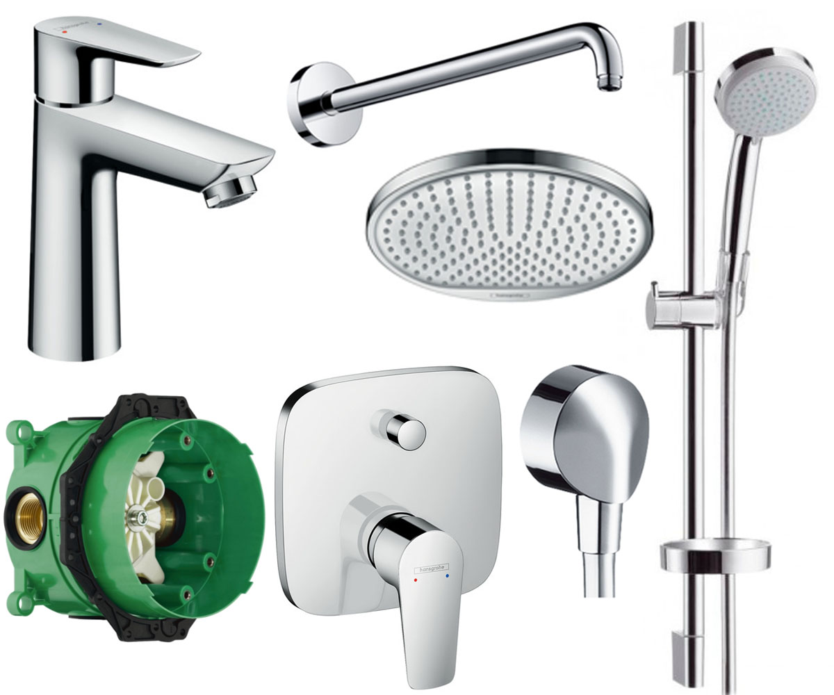 Набір прихованого монтажу 7 в 1 HANSGROHE TALIS E 71745111 71745111