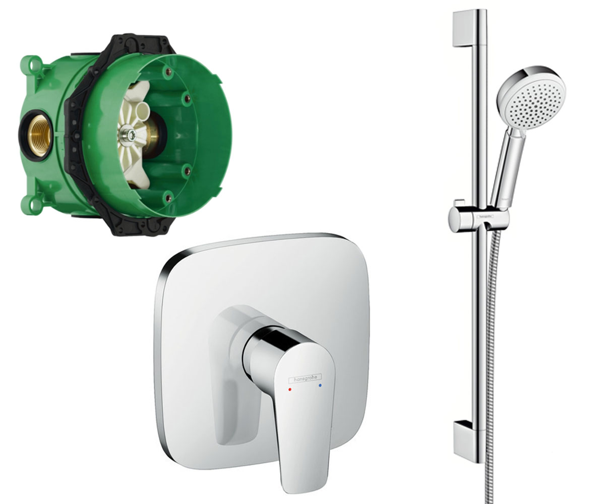 Змішувач для душу HANSGROHE TALIS E 71765000+01800180+26652400 71765000+01800180+26652400