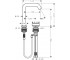 Смеситель для раковины  TECTURIS S COOLSTART 73353140:Чертеж 