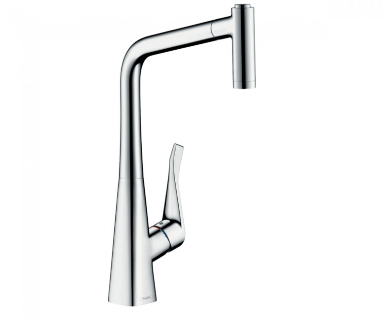 Смеситель с лейкой на 2 режима HANSGROHE METRIS 73801000 73801000