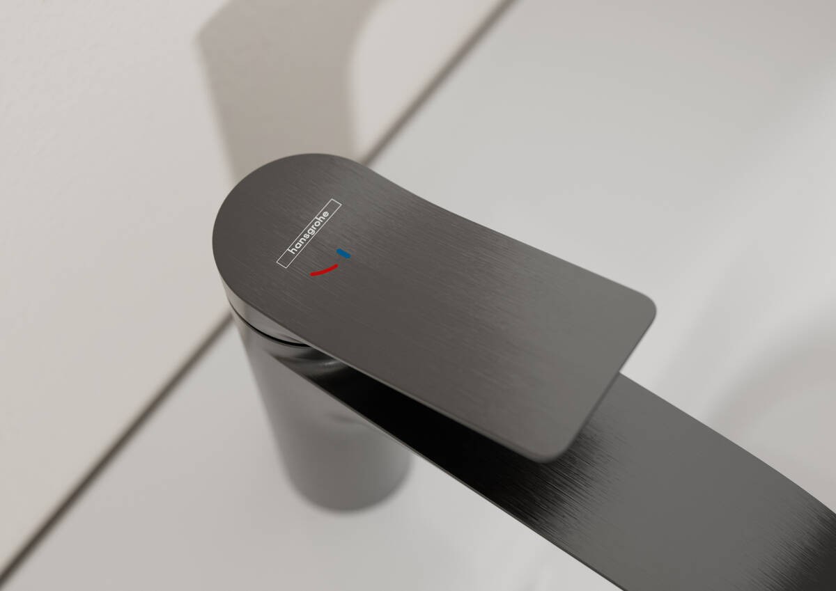 VIVENIS змішувач для умивальника 110 CoolStart, pop up, шліфованний чорний хром  VIVENIS 75023340:Фото 2