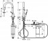 Кухонный смеситель  AQITTURA M91 FILTERSYSTEM 210 76801000:Чертеж 