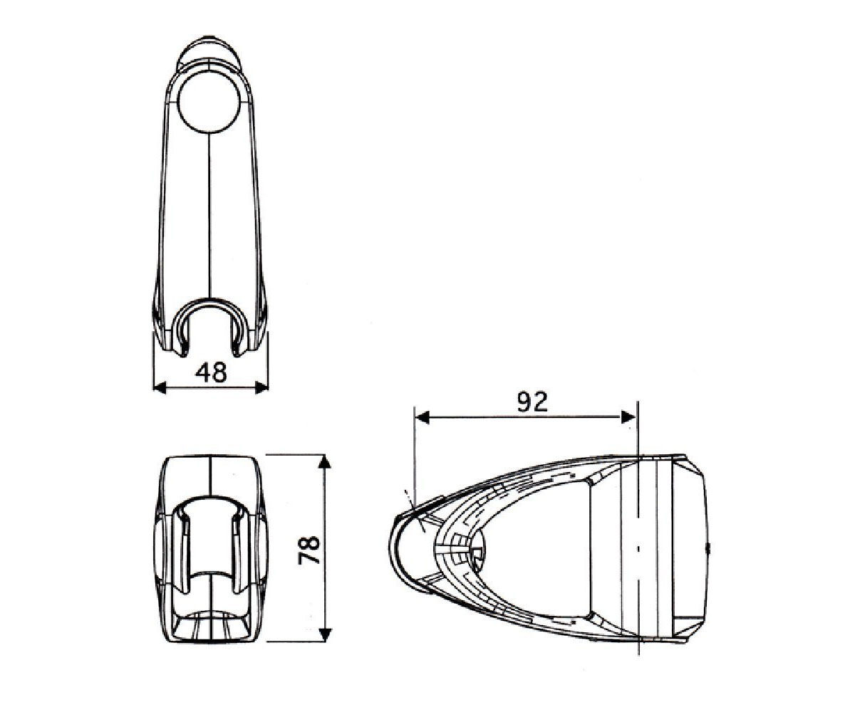 Держатель лейки  UNICA D 96190000:Чертеж 