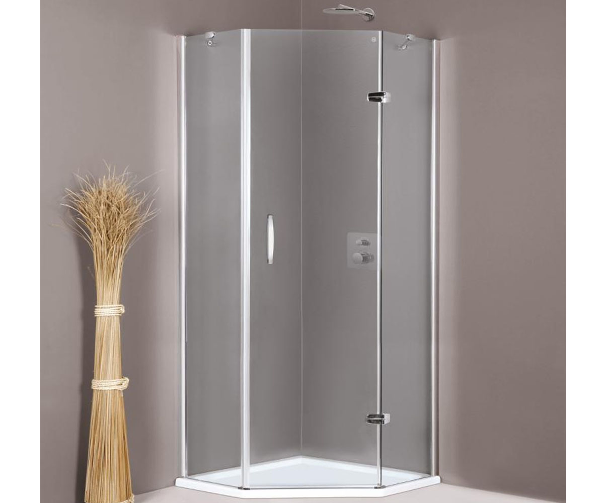Правосторонняя кабинка 165х190 см  AURA ELEGANCE 400902.092.316:Фото 1