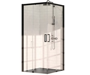 Кабіна квадратна 100х100 см HUPPE CLASSICS 2 BLACK C25003.123.321