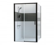 Лівостороння двері 120 см HUPPE CLASSICS 2 BLACK C25309.123.321