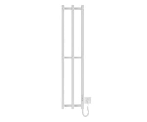 Рушникосушка Hygge Family електрична Slim, 1170х250х80мм, таймер-регулятор, сталь, білий матовий HYGGE FAMILY  3.164.045798.WM