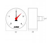 Манометр ICMA  243
