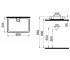 Раковина на столешницу  SLIM RECTANGLE 6001-1405:Чертеж 