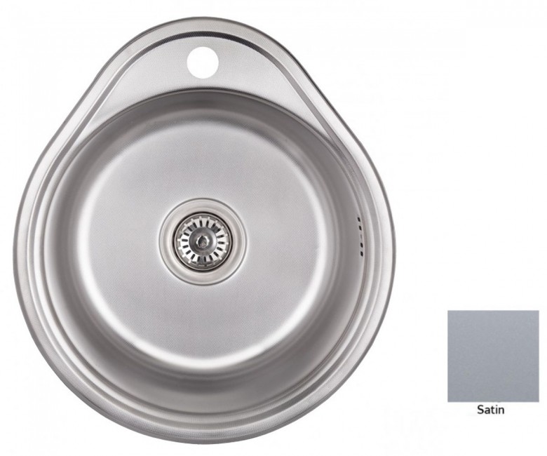 Кухонна врізна мийка   IMPERIAL  4843 0.6 SATIN 180 4843 0.6 SATIN 180