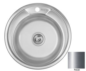 Мийка кругла IMPERIAL  490-A 0.6 POLISH 180
