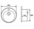 Кухонная мойка  510-D 0.8 DECOR 180:Чертеж 