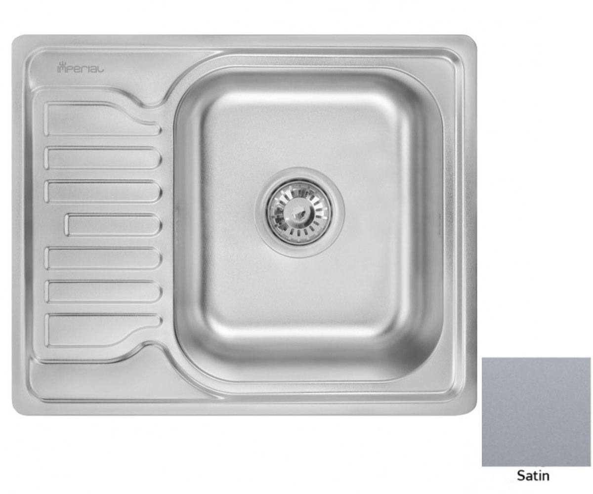 Кухонная мойка IMPERIAL  5848 0.8 SATIN 180 5848 0.8 SATIN 180