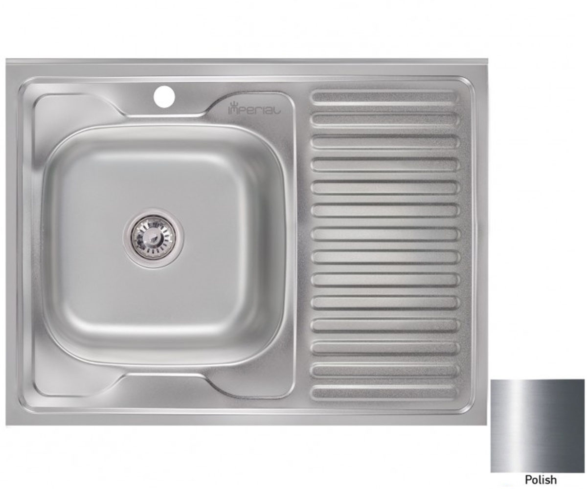 Мийка накладна IMPERIAL  6080-L 0.8 POLISH 180 6080-L 0.8 POLISH 180