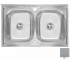 Двойная кухонная мойка IMPERIAL  6080 0.8 DECOR 2X 180 6080 0.8 DECOR 2X 180