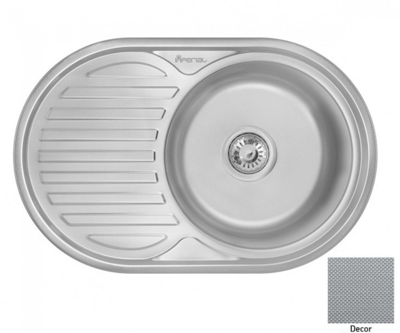 Кухонна мийка IMPERIAL  7750 0.8 DECOR 180 7750 0.8 DECOR 180