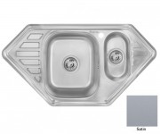 Кухонна мийка трапеція IMPERIAL  9550-C 0.8 SATIN 2X 180