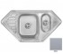 Кухонна мийка трапеція IMPERIAL  9550-C 0.8 SATIN 2X 180 9550-C 0.8 SATIN 2X 180