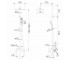 Душевая система  MODUS F03008201SB:Чертеж 