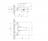 Смеситель для ванны  ODRA F0328701BL:Чертеж 