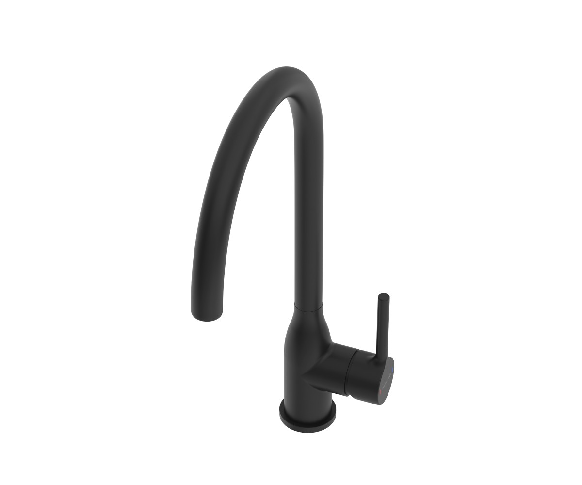 KUCERA змішувач для кухні, чорний матовий  KUCERA F03403410AB:Фото 3