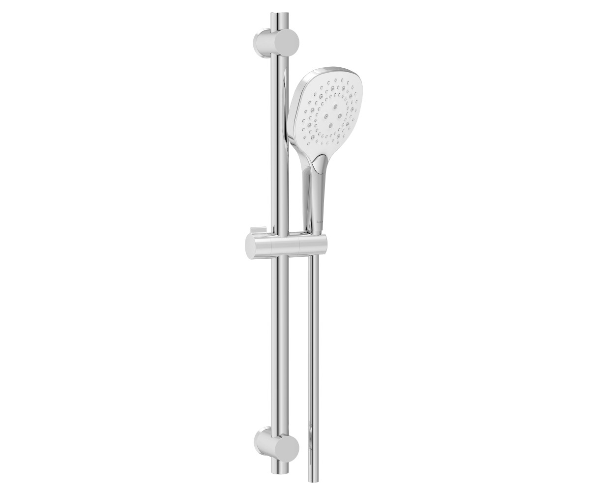 BILOVEC душовий гарнітур (лійка, штанга, шланг PVC), хром  BILOVEC F03800901AB:Фото 1