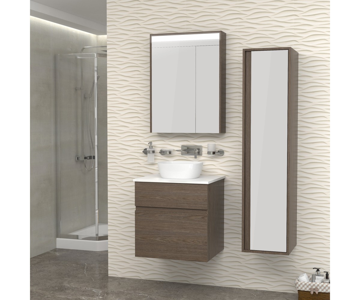 Подвесная тумба с раковиной  BLATNA F32008DR:Фото 6