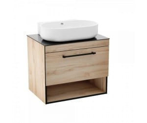 Підвісна шафа 70 см IMPRESE BLACK EDGE F32117OK(1)