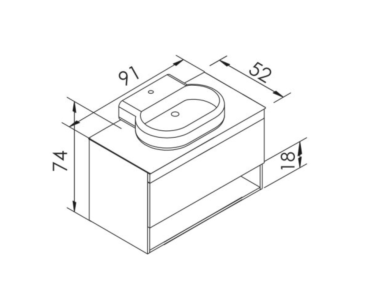 Тумба  F32119OK(3):Фото 3