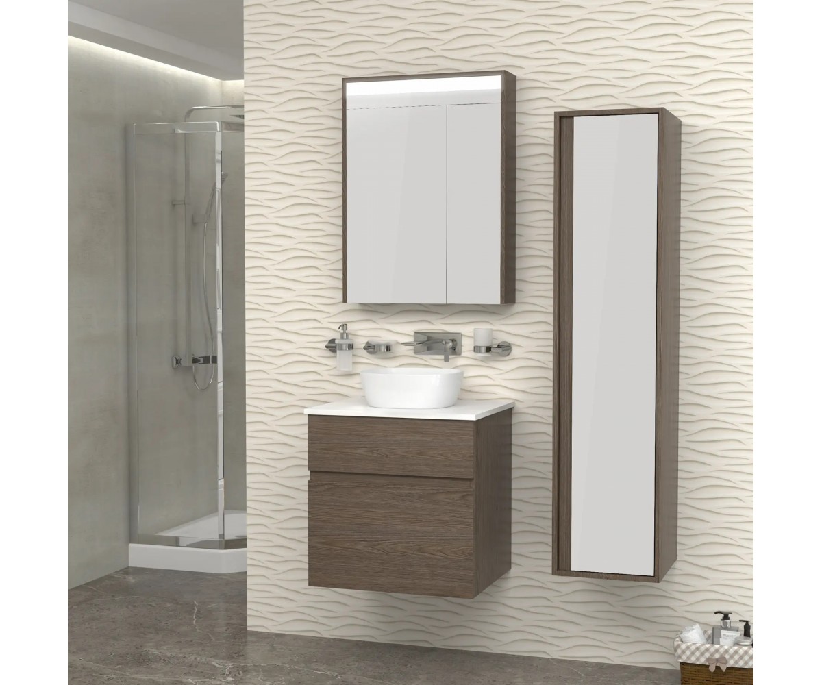 Подвесная тумба с раковиной  BLATNA F32708DR:Фото 3