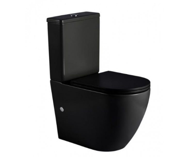 Унітаз-компакт з сидінням IMPRESE LESNA I11507 BLACK I11507 BLACK