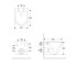 LESNA BLACK Rimless унітаз підвісний 49*37*36 см, безобідковий, сидіння тверде slow-closing, чорний матовий  LESNA I11546 BLACK: