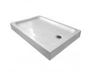 IMPRESS лоток акриловий прямокутний 120*80*15см, в комплекті з сифоном IMPRESE  S0941280S