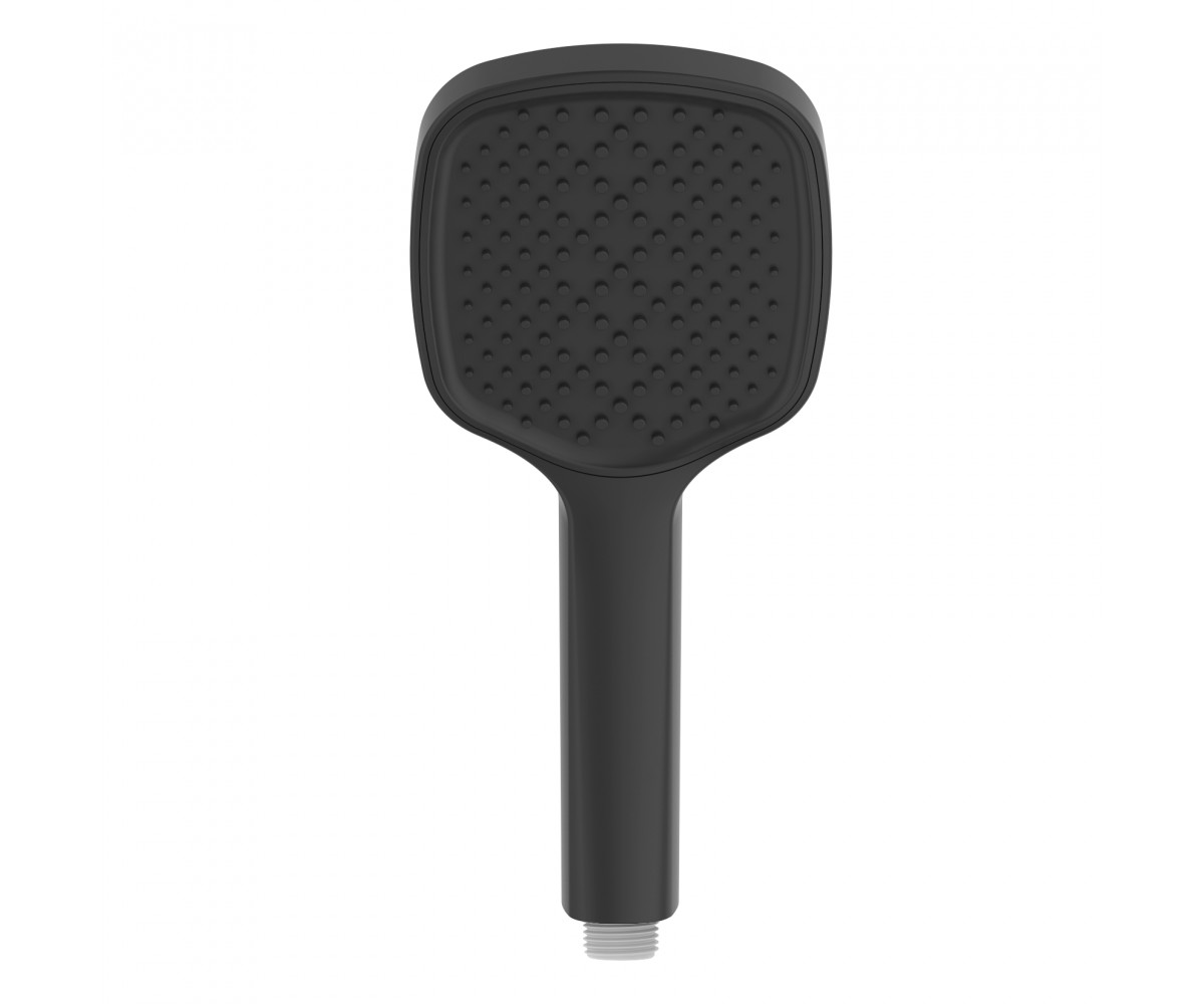 MODUS BT система душова (термостат для ванни, душ 280*190 мм ABS, лійка 1 режим, шланг 1500 мм PVC), чорний матовий  MODUS T048B
